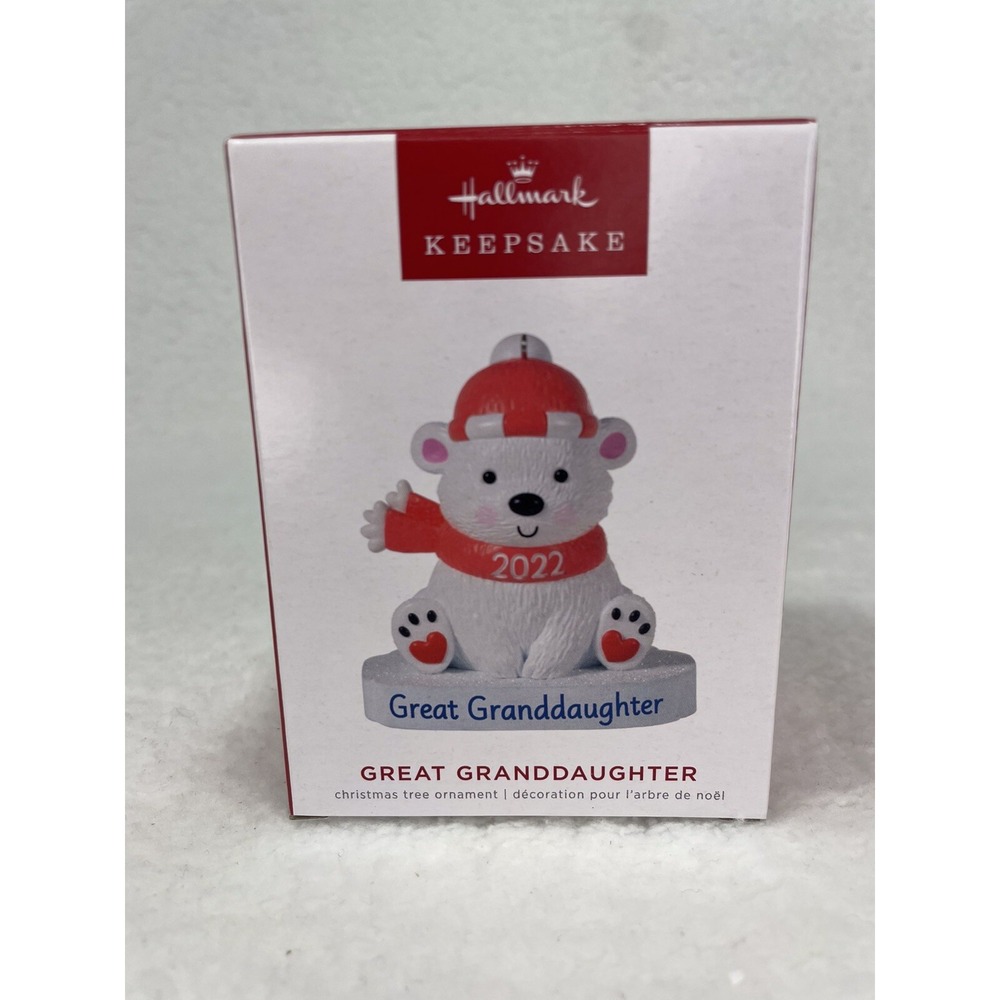 Hallmark Keepsake 2022 Great Granddaughter Ornament‎  NIB